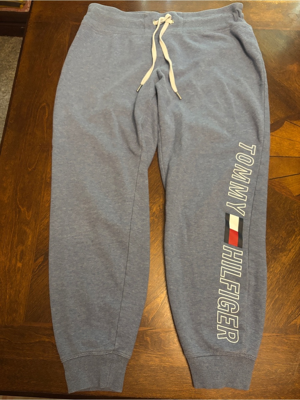 Tommy Hilfiger Light Blue Logo Jogger Sweatpants